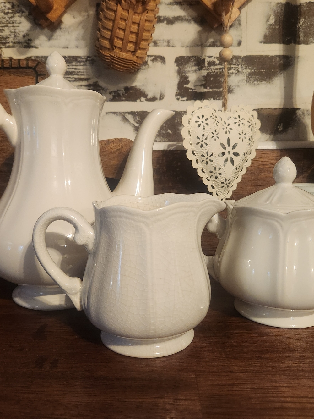 Vintage Federalist Ironstone Tea Service Set 1960s